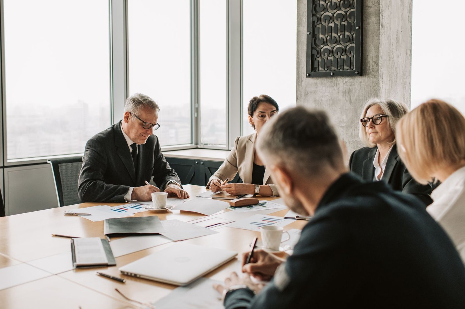 people having a meeting