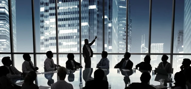 Advisory session in a boardroom